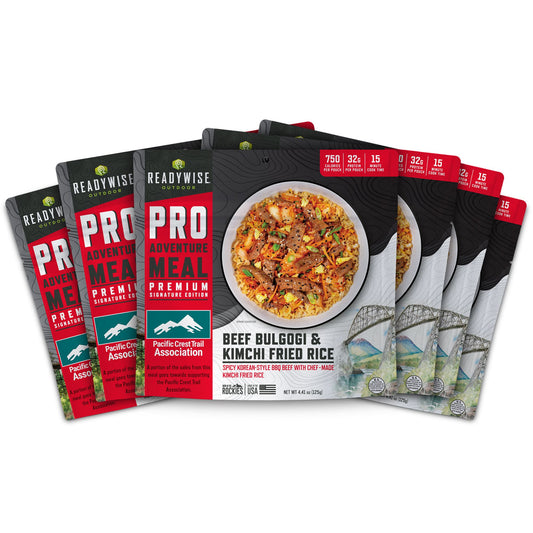 ReadyWise Pro 6 Pack Adventure Meal Beef Bulgogi & Kimchi Fried Rice