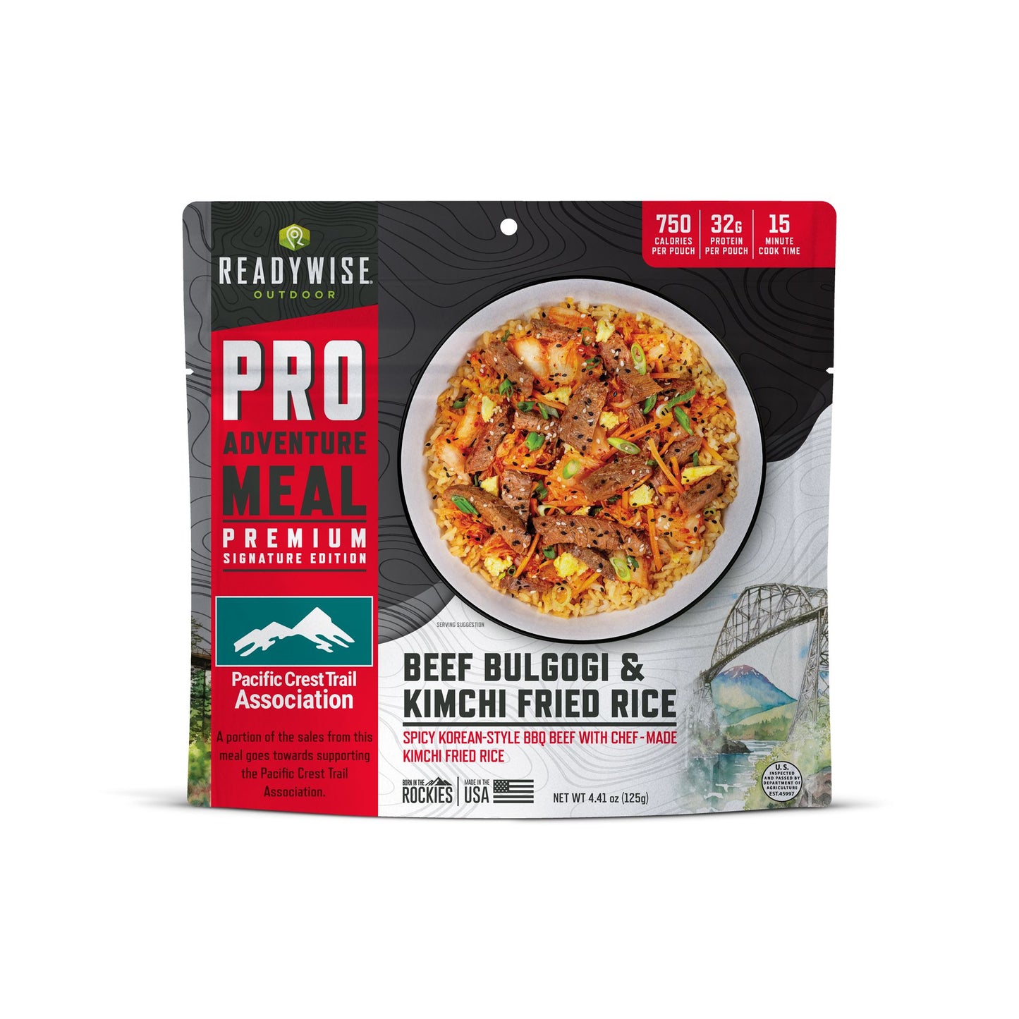 ReadyWise Pro 6 Pack Adventure Meal Beef Bulgogi & Kimchi Fried Rice