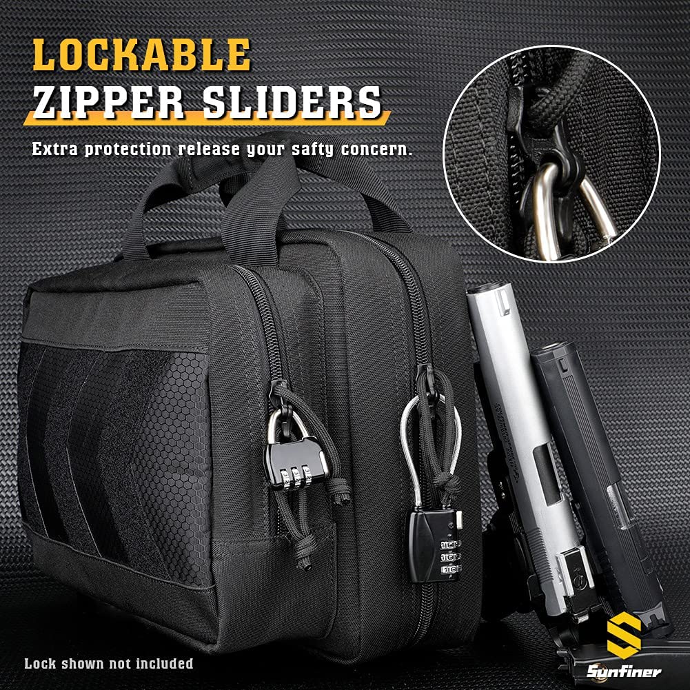 Sunfiner Master Series Upgraded Design Range Bag with Lockable Zipper