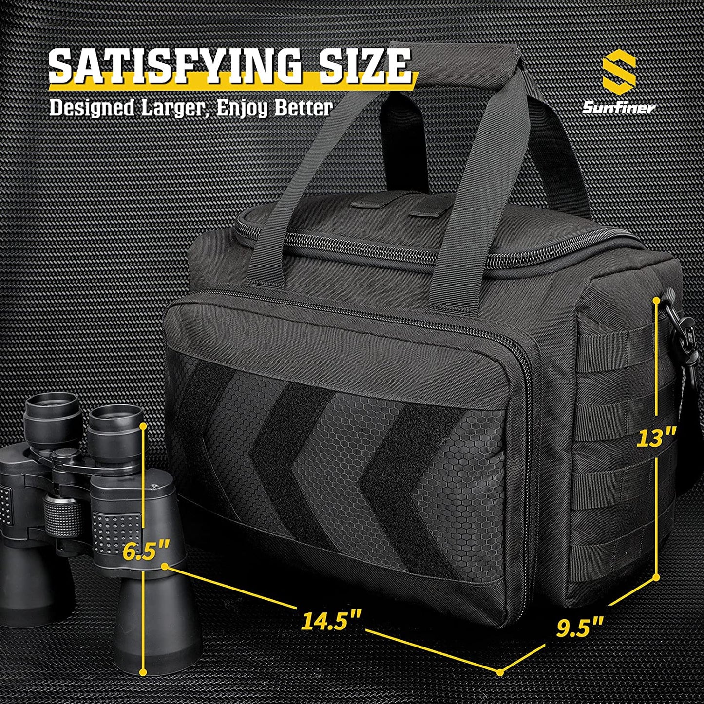 Sunfiner Multi-Function Tactical Range Bag with Magazine Gear