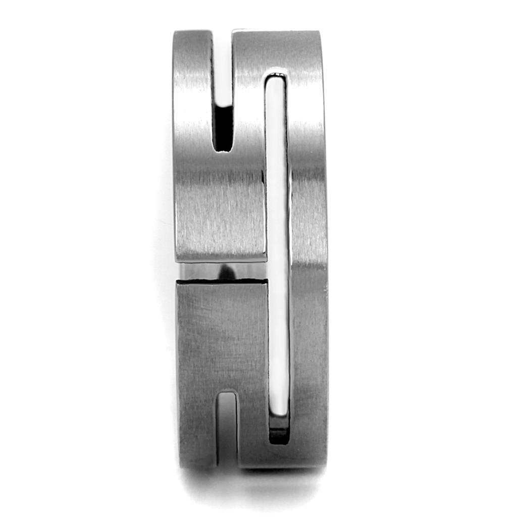 High polished (no plating) Stainless Steel Ring with No Stone