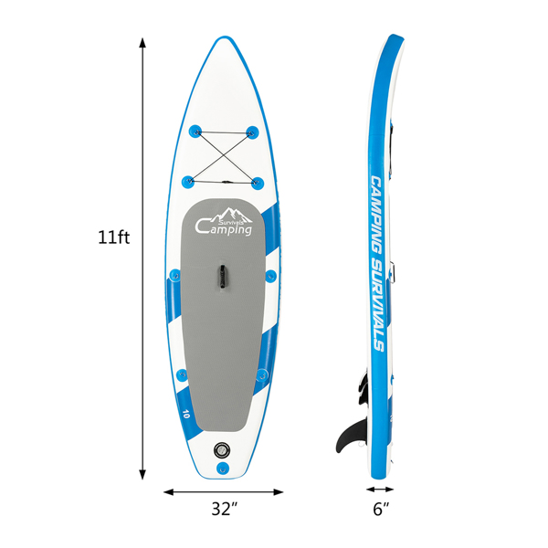 11 Foot Paddle Board Inflatable Surfboard
