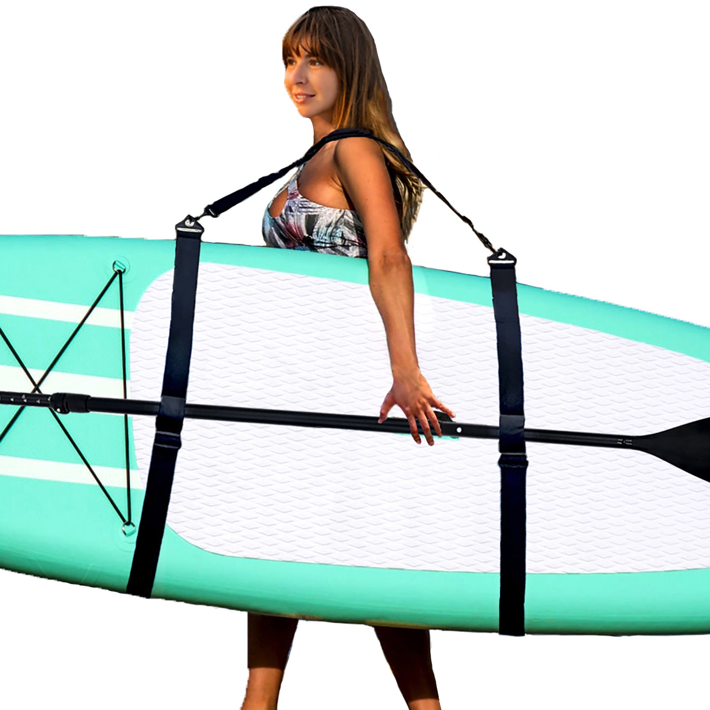 SUP Board Shoulder Carry Strap, Adjustable Nylon Paddle Keeper