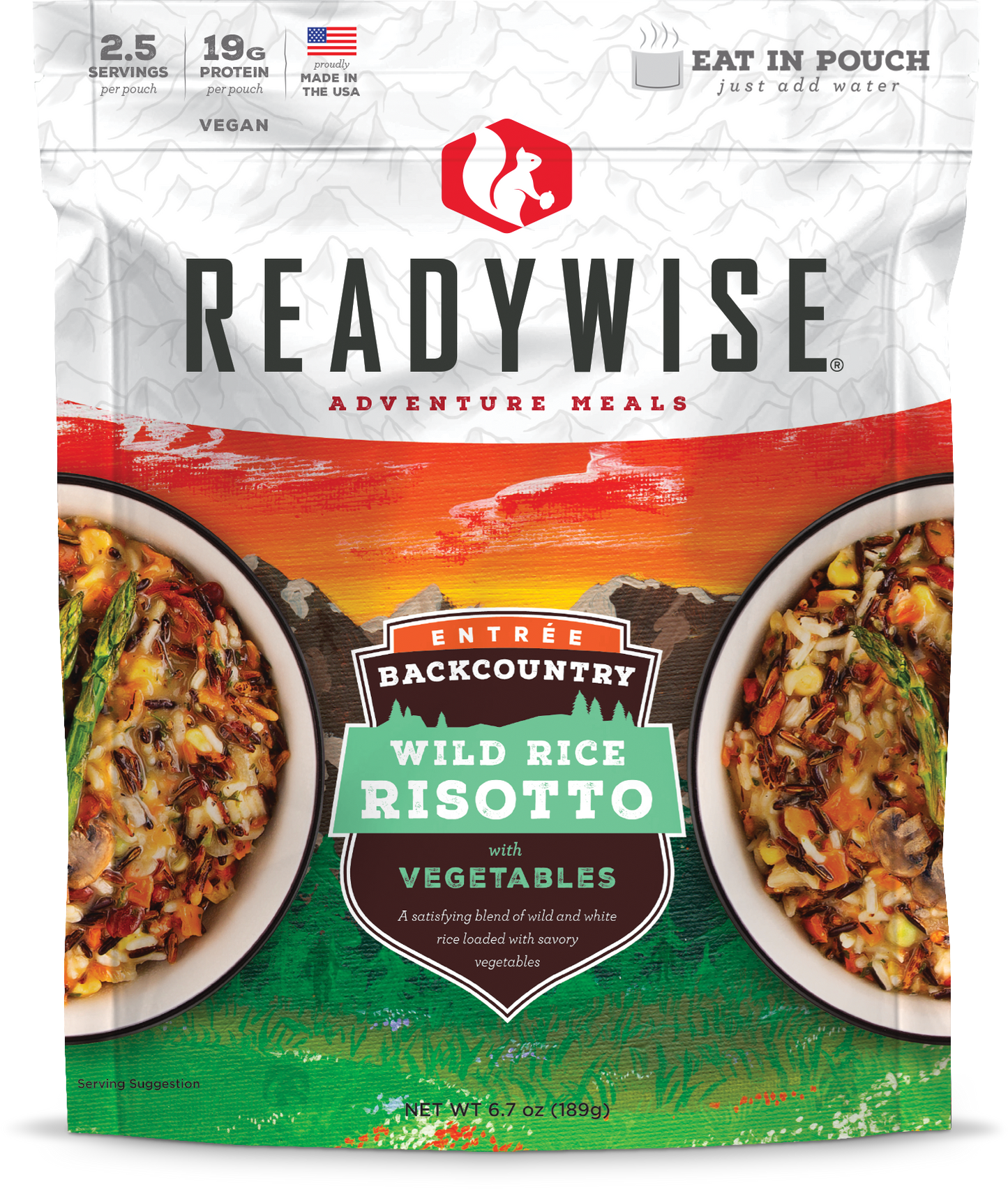 ReadyWise 6 Pack Backcountry Wild Rice Risotto