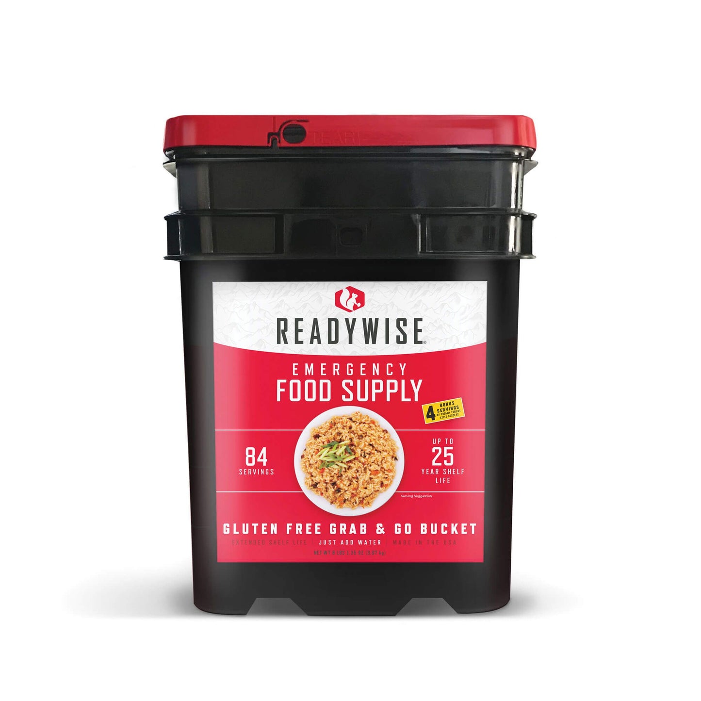 ReadyWise 84 Serving Gluten Free Grab and Go Bucket