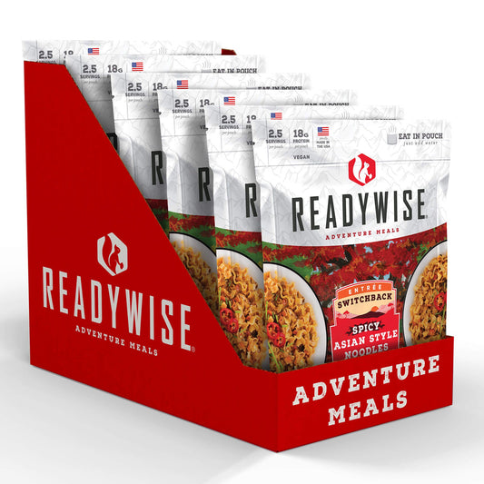 ReadyWise 6 Pack Switchback Spicy Asian Style Noodles