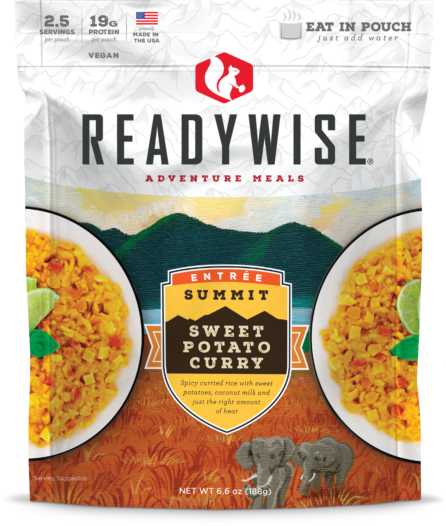 ReadyWise 6 Pack Summit Sweet Potato Curry