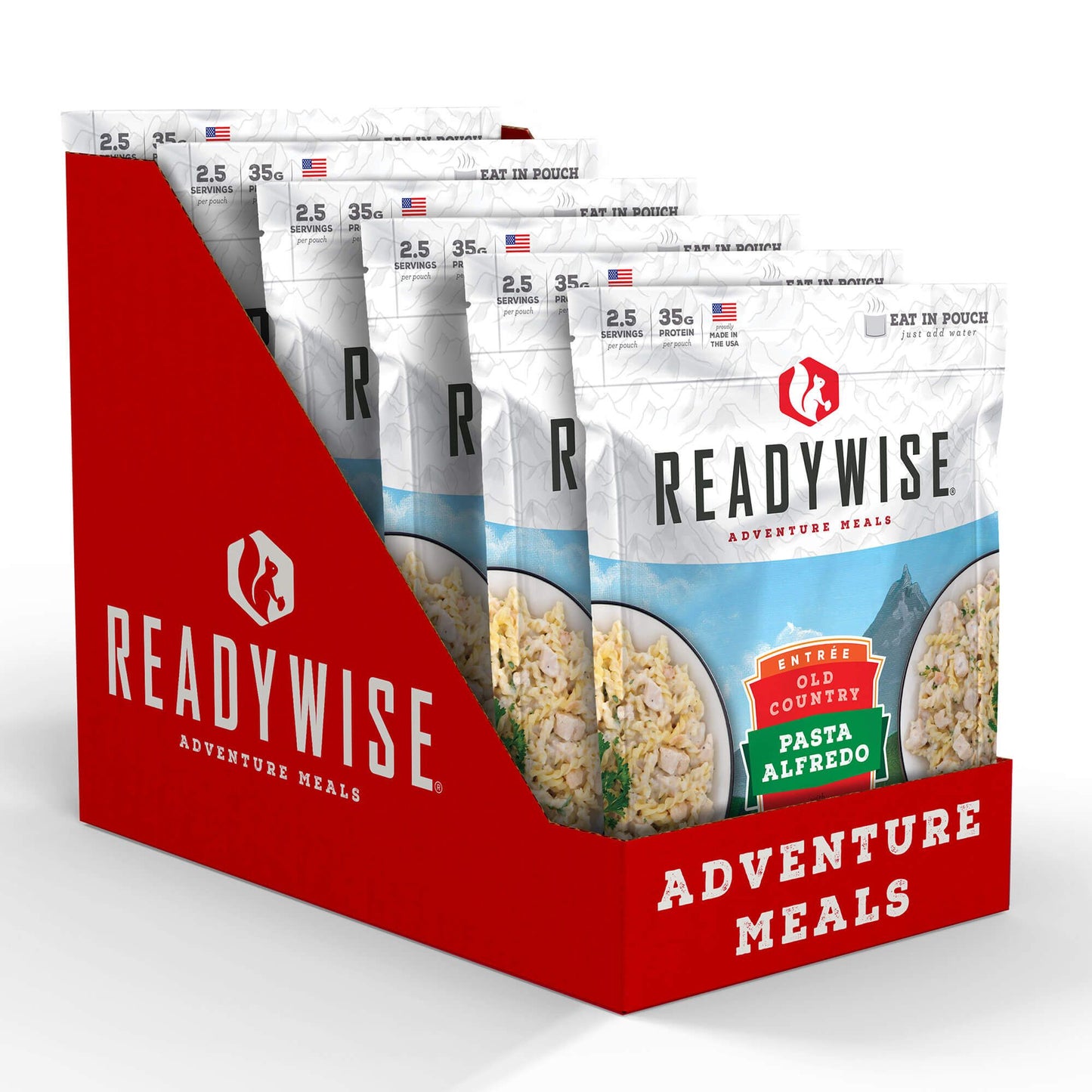 ReadyWise 6 Pack Old Country Pasta Alfredo with Chicken