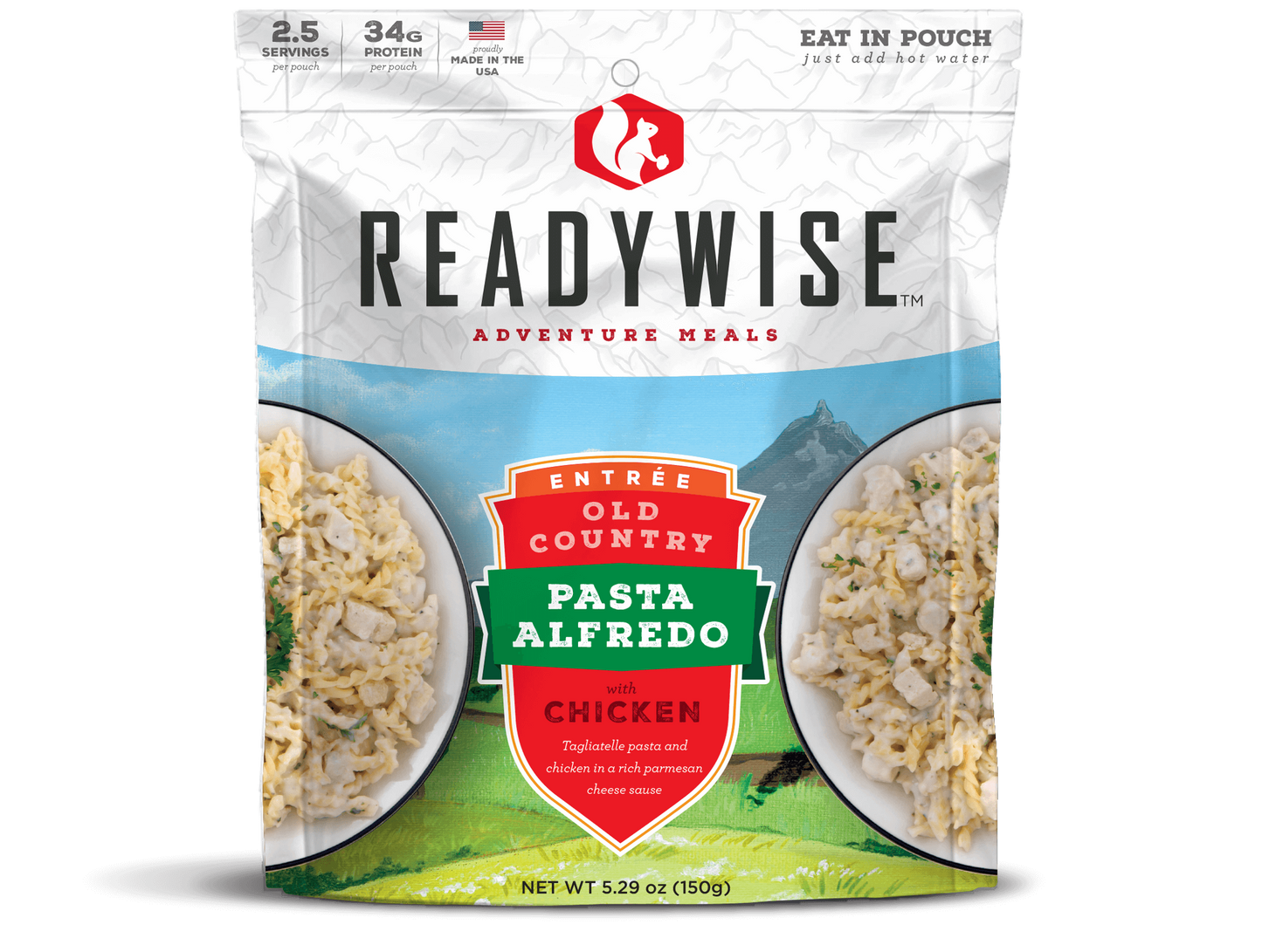 ReadyWise 6 Pack Old Country Pasta Alfredo with Chicken